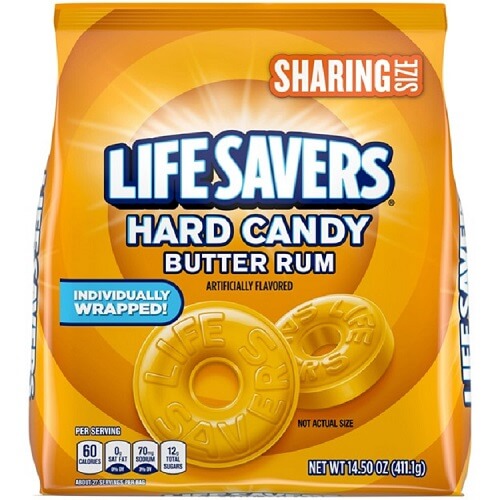 LifeSavers Butter Rum-14.50oz Bag LifeSavers Butter Rum-14.50oz Bag