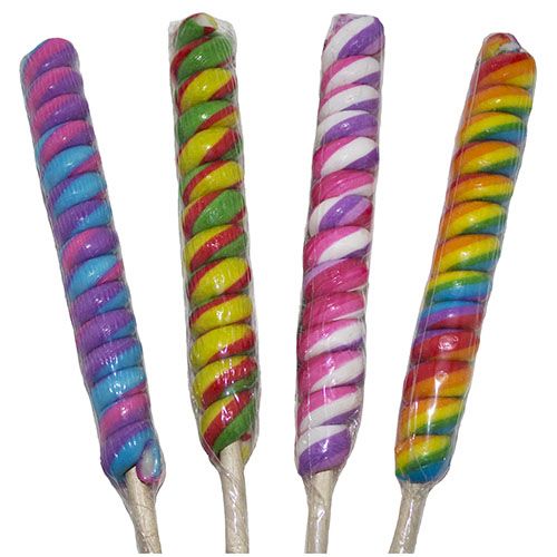 9" Twister Lollipops ~ 24 Count  9" Twister Lollipops ~ 24 Count