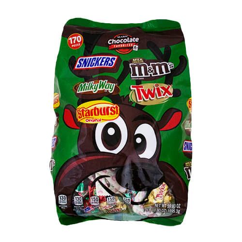 Mars Christmas Miniature Mix ~59.80oz Bag Mars Christmas Miniature Mix ~59.80oz Bag