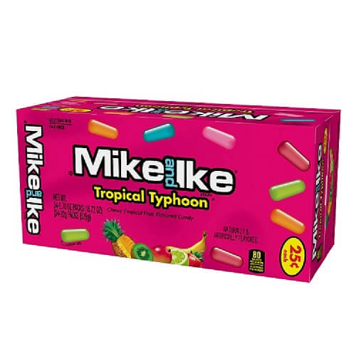 Mike and Ike Tropical Typhoon 24 Pack  Mike and Ike Tropical Typhoon 24 Pack