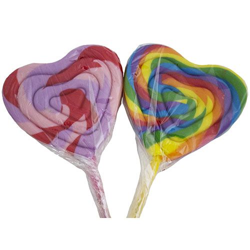 Squire Boone Heart Lollipops  ~ 48 Count  Squire Boone Heart Lollipops  ~ 48 Count