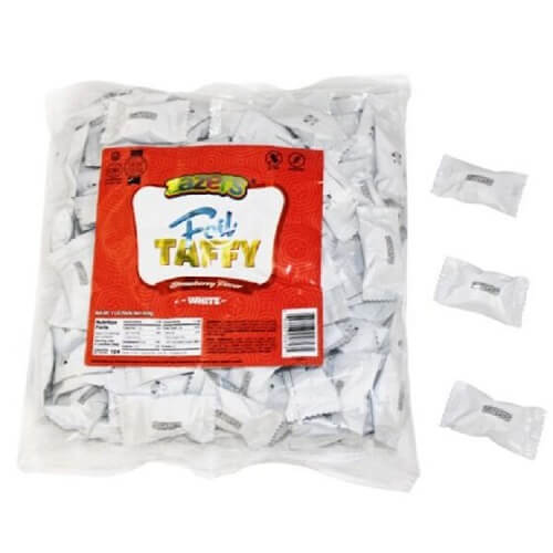 Zazers White Foiled Sour Strawberry Candy: 1LB Bag  Zazers White Foiled Sour Strawberry Candy: 1LB Bag