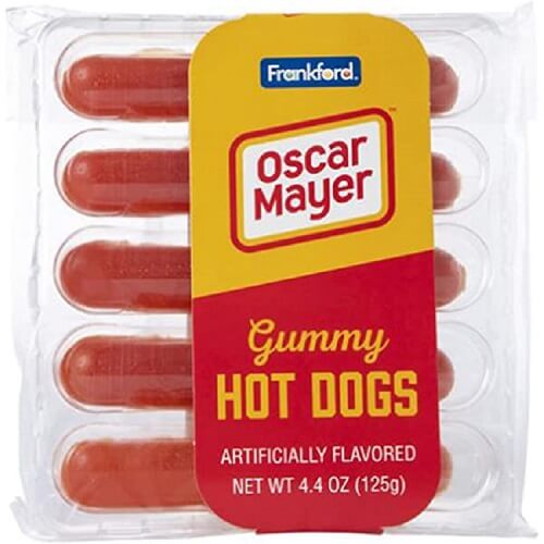 Oscar Meyer Gummy Hot Dogs Oscar Meyer Gummy Hot Dogs