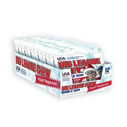 Pickoff Peppermint Big League Chew- 12 - 2.12oz Pouches Pickoff Peppermint Big League Chew- 12 - 2.12oz Pouches