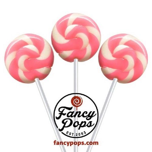 Fancy Pink Swirl Pops ~ 100 Count  Fancy Pink Swirl Pops ~ 100 Count