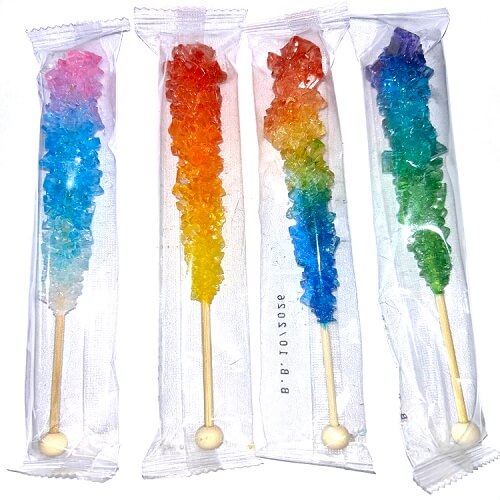 Tie Dye Rock Candy Sticks  Tie Dye Rock Candy Sticks
