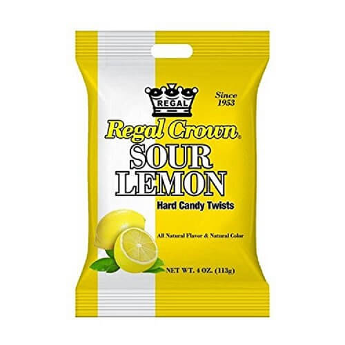 Regal Crown Sour Lemon Peg Bags Regal Crown Sour Lemon Peg Bags