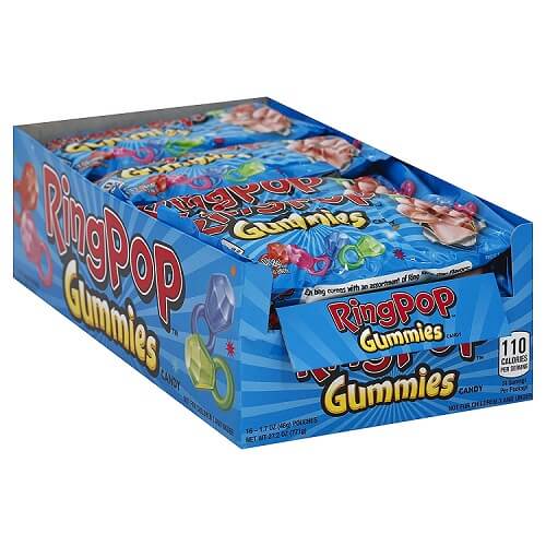 Gummy Ring Pops 16 - 1.7 oz packs Gummy Ring Pops 16 - 1.7 oz packs