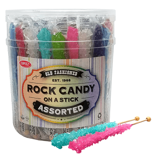 Rock Candy Sticks ~ 36 Count Tub Rock Candy Sticks ~ 36 Count Tub