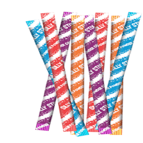 Assorted Sour Silly Stix Straws Assorted Sour Silly Stix Straws