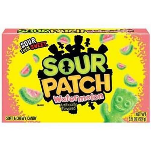 Sour Patch Kids Watermelon Theater Box  Sour Patch Kids Watermelon Theater Box
