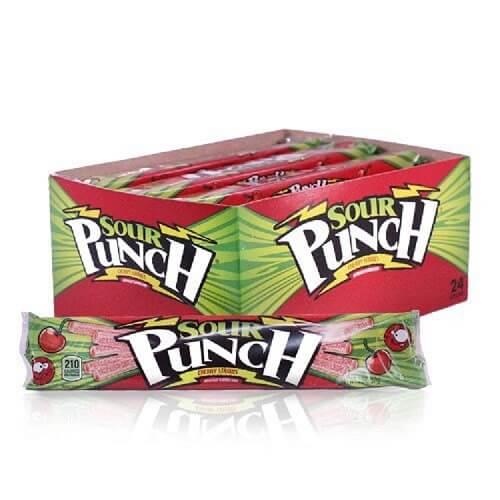 Sour Punch Cherry Straws~ 24ct  Sour Punch Cherry Straws~ 24ct