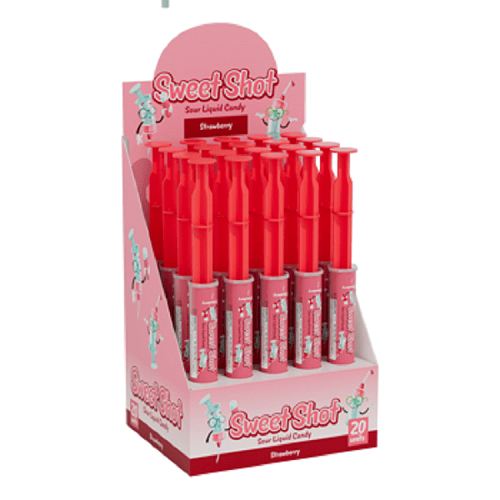 Sweet Shot Strawberry Candy 20 Count Sweet Shot Strawberry Candy 20 Count