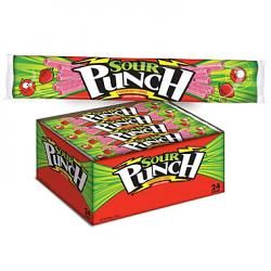 Sour Punch Straws Strawberry ~ 24ct   Sour Punch Straws Strawberry ~ 24ct
