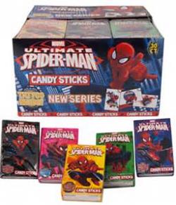 Spider-Man Candy Sticks ~ 30ct.  Spider-Man Candy Sticks ~ 30ct.