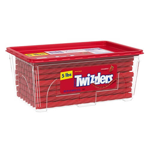 Unwrapped Strawberry Twizzlers 5lb Unwrapped Strawberry Twizzlers 5lb