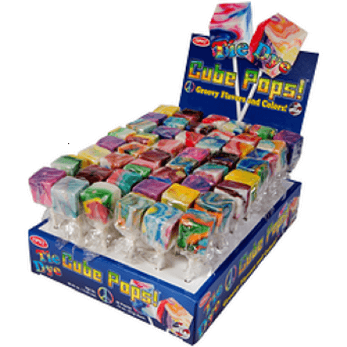 Tie Dye Cube Pop ~ 48 Count  Tie Dye Cube Pop ~ 48 Count