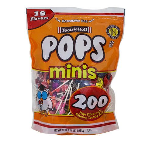 18 Flavor Mini Tootsie Roll Pops 18 Flavor Mini Tootsie Roll Pops