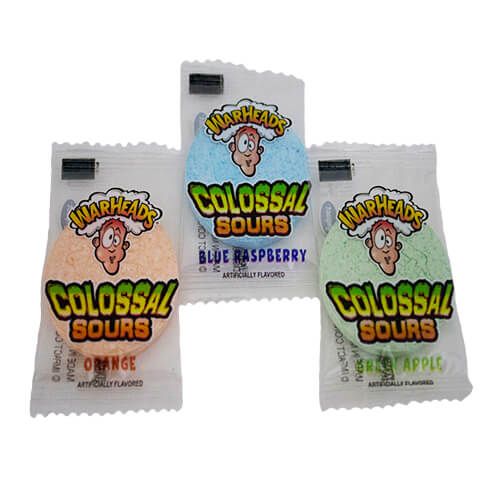 Warheads Colossal Sour Candy~3lb Bag Warheads Colossal Sour Candy~3lb Bag