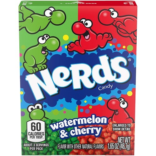 Nerds Candy Watermelon & Cherry 1.65-oz. Box  Nerds Candy Watermelon & Cherry 1.65-oz. Box