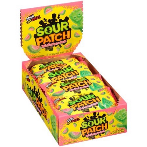 Sour Patch Soft & Chewy Watermelon ~ 24ct  Sour Patch Soft & Chewy Watermelon ~ 24ct