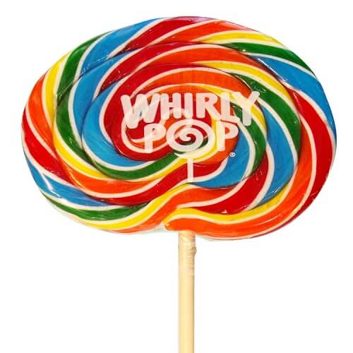 5" Rainbow Whirly Pops ~ 12 count 5" Rainbow Whirly Pops ~ 12 count