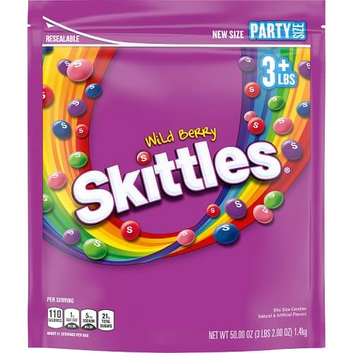Wild Berry Skittles ~ 50oz. Bag  Wild Berry Skittles ~ 50oz. Bag