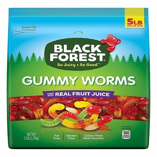 Black Forest Gummy Worms ~ 5lb Bag Black Forest Gummy Worms ~ 5lb Bag