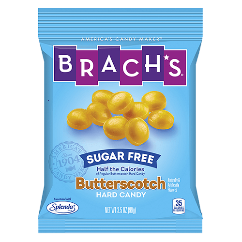 Brach's Sugar Free Butterscotch ~ 10 - 3.5oz Bags  Brach's Sugar Free Butterscotch ~ 10 - 3.5oz Bags