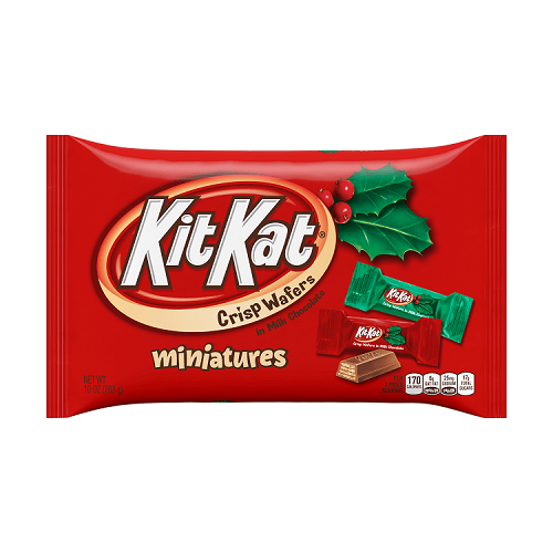 Kit Kat Christmas Miniatures ~ 10oz Bag Kit Kat Christmas Miniatures ~ 10oz Bag