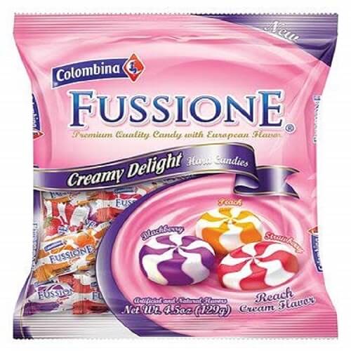 Colombina-Fussione Creamy Delight-12 4.5oz Bags  Colombina-Fussione Creamy Delight-12 4.5oz Bags