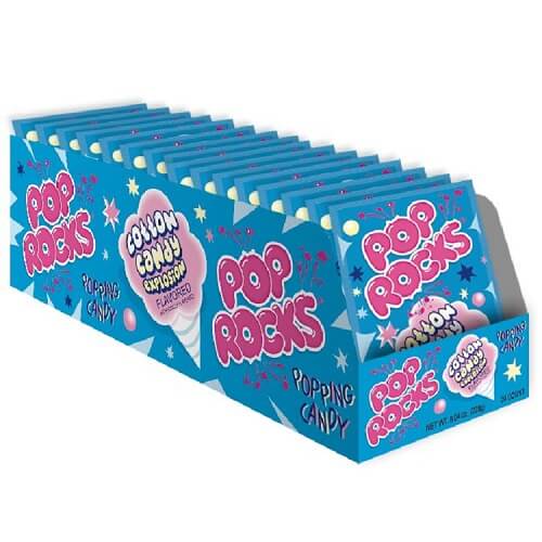 Cotton Candy Pop Rocks ~ 24 Count  Cotton Candy Pop Rocks ~ 24 Count