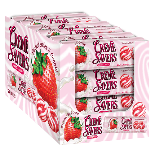 Creme Savers Strawberries & Creme Rolls Creme Savers Strawberries & Creme Rolls
