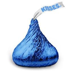 Hershey Dark BLue Kisses ~ 4.1lb Bag  Hershey Dark BLue Kisses ~ 4.1lb Bag