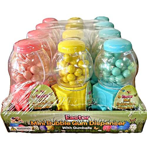 Albert's Easter Gumball Machines  Albert's Easter Gumball Machines