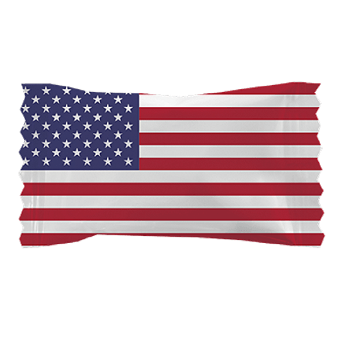 American Flag Buttermint  American Flag Buttermint