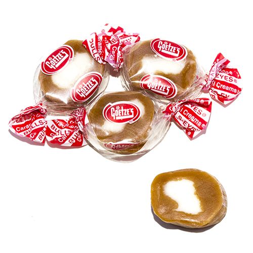 Goetze Caramel Creams "Bullseyes"  Goetze Caramel Creams "Bullseyes"