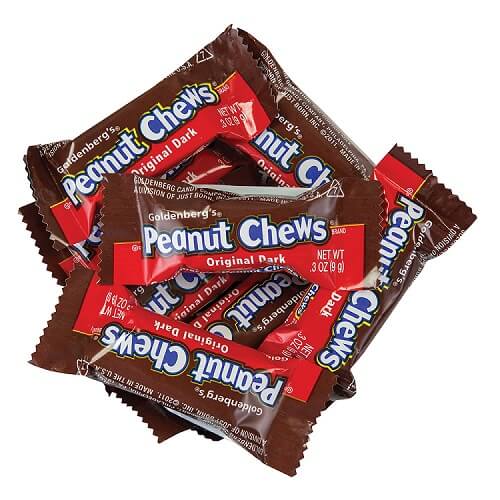 Goldenberg's Mini Dark Peanut Chews Goldenberg's Mini Dark Peanut Chews