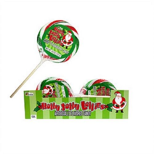 4" Holly Jolly Lollies - 12 Count 4" Holly Jolly Lollies - 12 Count