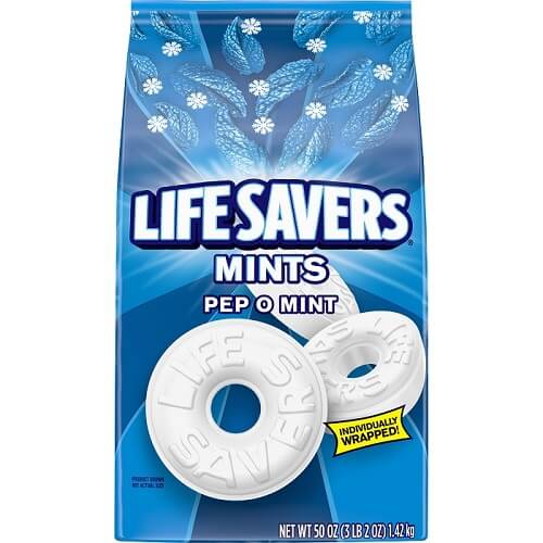 LifeSavers Pep-O-Mint Singles - 44.93oz Bag LifeSavers Pep-O-Mint Singles - 44.93oz Bag