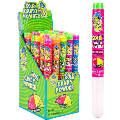 Lock Jaw Sour Powder Candy - 30 Count Lock Jaw Sour Powder Candy - 30 Count