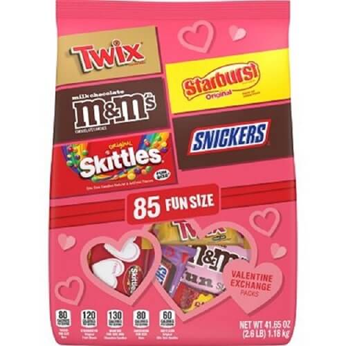 Mars Valentine Assortment 85 Count Mars Valentine Assortment 85 Count
