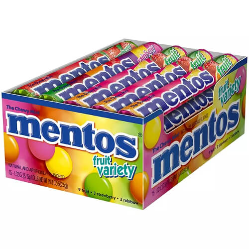 Mentos Fruit~15 Count Mentos Fruit~15 Count