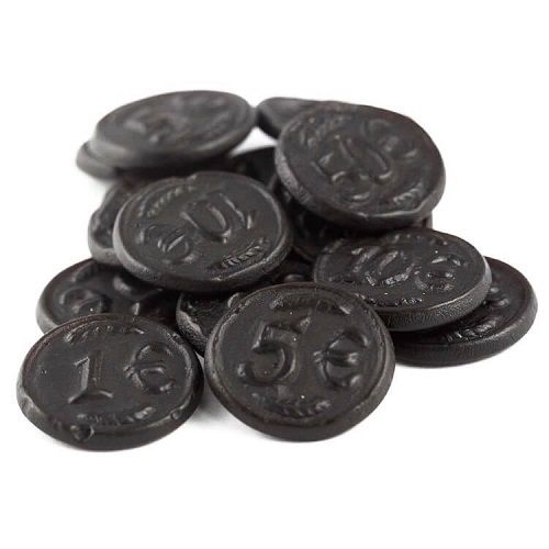 Money Salt Coins Licorice 2.2lb Bag Money Salt Coins Licorice 2.2lb Bag