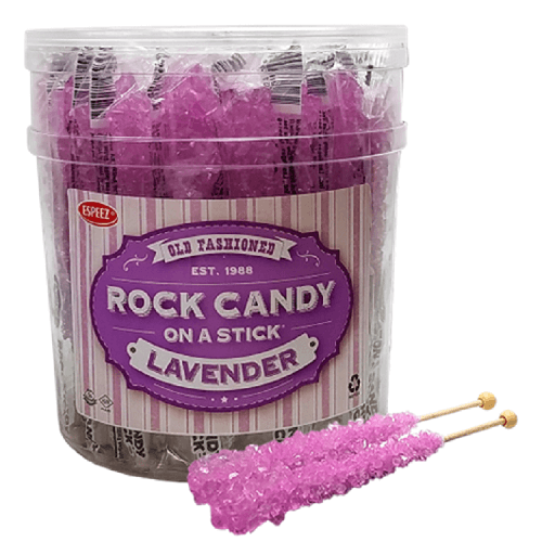 Lavender Rock Candy Sticks  Lavender Rock Candy Sticks
