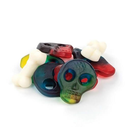 Gummy Skull and Bones - 2.2lb Bag   Gummy Skull and Bones - 2.2lb Bag