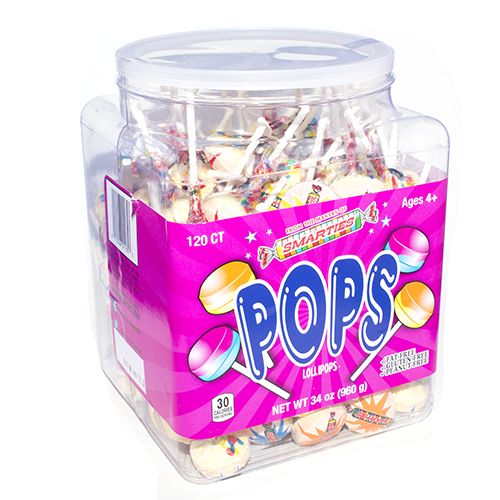 CeDe Smartie Lollipops ~ 120 Count Tub CeDe Smartie Lollipops ~ 120 Count Tub
