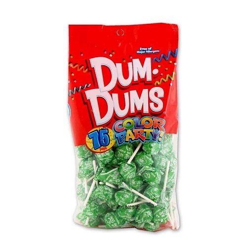 Sour Green Apple Dum Dum Pops   Sour Green Apple Dum Dum Pops