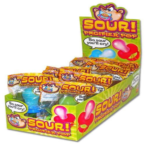 Sour Pacifier Pop ~ 12 Count Sour Pacifier Pop ~ 12 Count