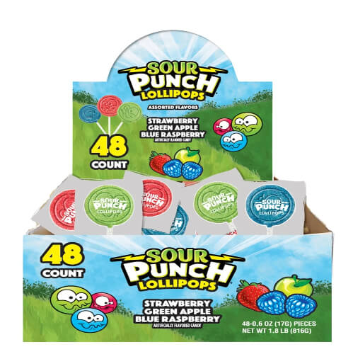 Sour Punch Lollipops 48 Count Sour Punch Lollipops 48 Count